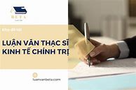 Luận Văn Thạc Sĩ Kinh Tế Chính Trị