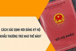 Nơi Đăng Ký Hộ Khẩu Thường Trú Tieng Anh